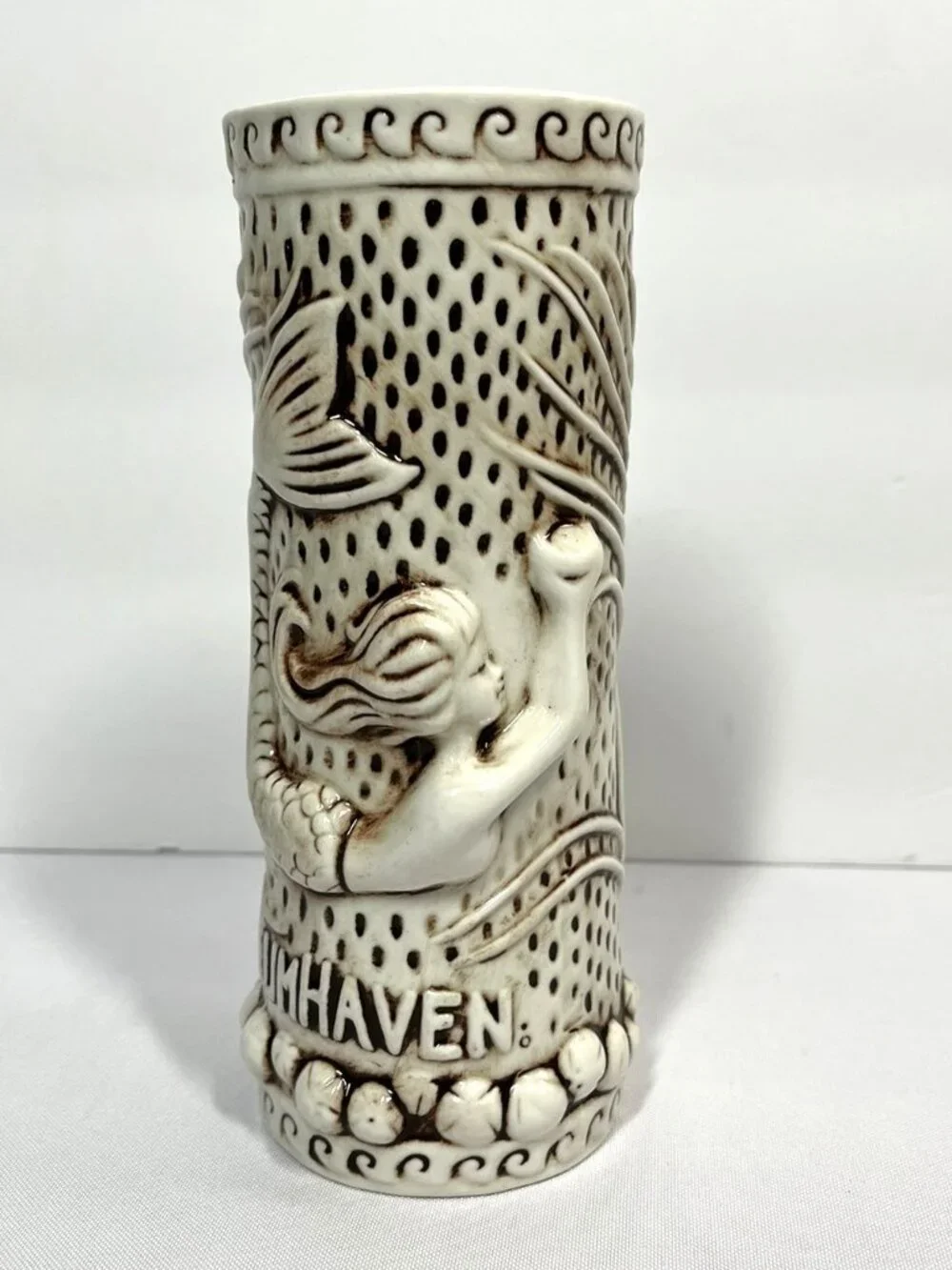 Tiki Mug Rumhaven Mermaid Ceramic Cup by TikiRob